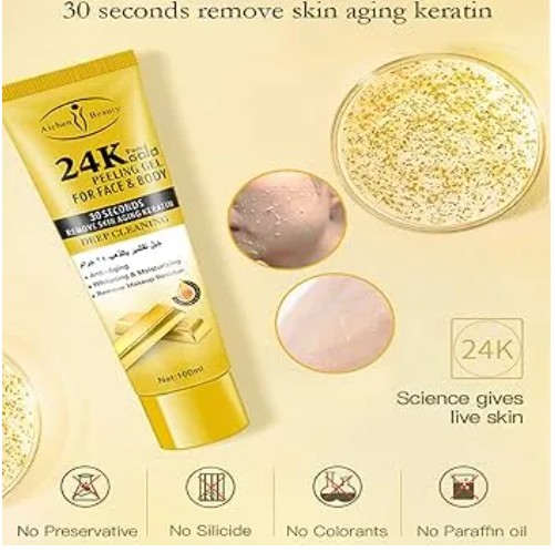 24K gold pelling gel
