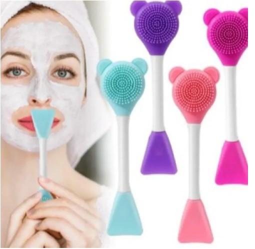 Double Head Silicone Brush